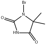 1-BROMO-5,5-DIMETHYLHYDANTOIN Struktur