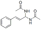 N,N'-(3-Phenyl-2-propen-1-ylidene)bis(acetamide) Struktur