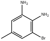 3-Bromo-5-methyl-benzene-1,2-diamine Struktur