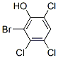 6-BROMO-2,4,5-TRICHLOROPHENOL Struktur