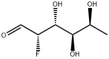 2-Deoxy-2-fluoro-L-fucose Struktur