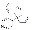 4-(1,1-dibut-2-enylpent-3-enyl)pyridine Struktur