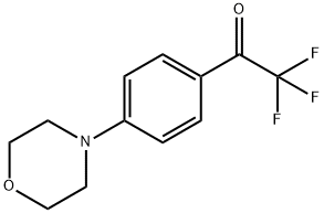 2,2,2-trifluoro-1-[4-(morpholin-4-yl)phenyl]ethan-1-one Struktur