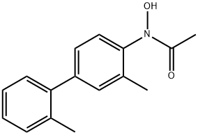 N-(2',3-Dimethyl(1,1'-biphenyl)-4-yl)-N-hydroxyacetamide Struktur