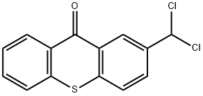 2-(Dichloromethyl)-9H-thioxanthen-9-one Struktur