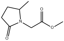 methyl 2-methyl-5-oxopyrrolidine-1-acetate  Struktur