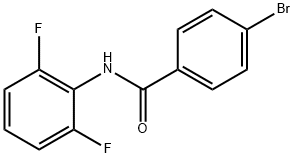 4-bromo-N-(2,6-difluorophenyl)benzamide Struktur