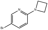 2-azetidin-1-yl-5-bromopyridine Struktur