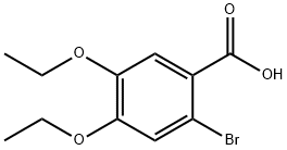 2-bromo-4,5-diethoxybenzoic acid Struktur