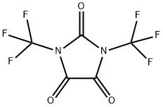 1,3-Bis(trifluoromethyl)imidazolidinetrione Struktur