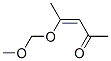 4-Methoxymethoxy-3-penten-2-one Struktur