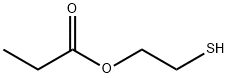 Propanoic acid 2-mercaptoethyl ester Struktur