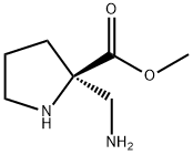 Proline, 2-(aminomethyl)-, methyl ester (9CI) Struktur