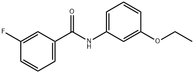 Benzamide, N-(3-ethoxyphenyl)-3-fluoro- (9CI) Struktur