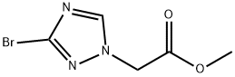 methyl (3-bromo-1H-1,2,4-triazol-1-yl)acetate(SALTDATA: FREE) Struktur