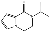 Pyrrolo[1,2-a]pyrazin-1(2H)-one, 3,4-dihydro-2-(1-methylethyl)- (9CI) Struktur