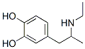 3,4-dihydroxyethylamphetamine Struktur