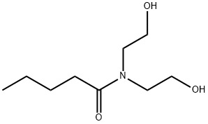 N,N-Bis(2-hydroxyethyl)pentanamide Struktur