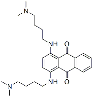 1,4-Bis((4-(dimethylamino)butyl)amino)-9,10-anthracenedione Struktur