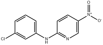 (3-chloro-phenyl)-(5-nitro-pyridin-2-yl)-amine Struktur