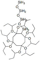 2,2,4,4,6,6,8,8-Octakis(1-methylpropoxy)cyclooctanetetrasiloxane Struktur