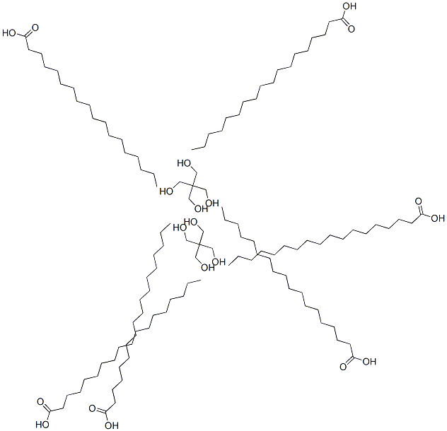 Dipentaerythritol hexastearat Struktur