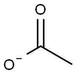 acetate Struktur