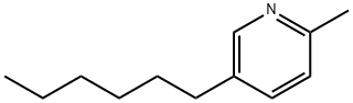 5-hexyl-2-methylpyridine Struktur