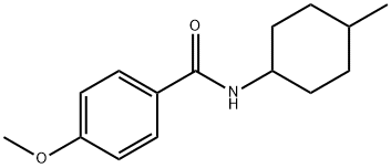 Benzamide, 4-methoxy-N-(4-methylcyclohexyl)- (9CI) Struktur