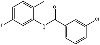 3-Chloro-N-(5-fluoro-2-Methylphenyl)benzaMide, 97% Struktur