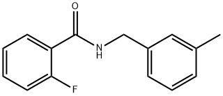 2-Fluoro-N-(3-Methylbenzyl)benzaMide, 97% Struktur