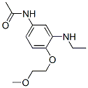 N-[3-(ethylamino)-4-(2-methoxyethoxy)phenyl]acetamide Struktur