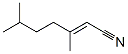 3,6-dimethylheptene-1-nitrile Struktur