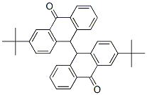 3,3'-Bis(1,1-dimethylethyl)[9,9'-bianthracene]-10,10'(9H,9'H)-dione Struktur