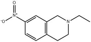 Isoquinoline, 2-ethyl-1,2,3,4-tetrahydro-7-nitro- (9CI) Struktur