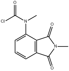 [(2,3-Dihydro-2-methyl-1,3-dioxo-1H-isoindol)-4-yl]methylcarbamic acid chloride Struktur