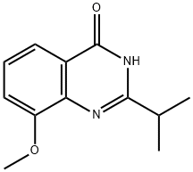 4(1H)-Quinazolinone,  8-methoxy-2-(1-methylethyl)-  (9CI) Struktur