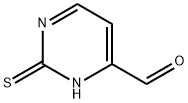 4-Pyrimidinecarboxaldehyde, 1,2-dihydro-2-thioxo- (9CI) Struktur