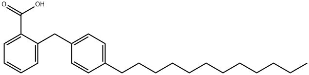 2-[(4-Dodecylphenyl)methyl]benzoic acid Struktur