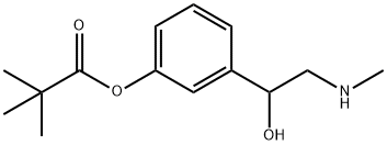 pivalylphenylephrine Struktur