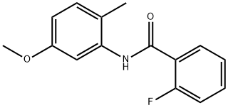 Benzamide, 2-fluoro-N-(5-methoxy-2-methylphenyl)- (9CI) Struktur