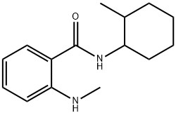 Benzamide, 2-(methylamino)-N-(2-methylcyclohexyl)- (9CI) Struktur