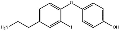 3-IODOTHYRONAMINE-[ETHYLAMINO-1,1,2,2-2H4] HYDROCHLORIDE Struktur