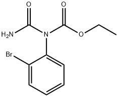 2-(o-Bromophenyl)allophanic acid ethyl ester Struktur