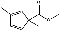 2,4-Cyclopentadiene-1-carboxylicacid,1,3-dimethyl-,methylester(9CI) Struktur