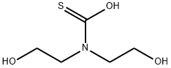 Carbamothioic  acid,  bis(2-hydroxyethyl)-  (9CI) Struktur