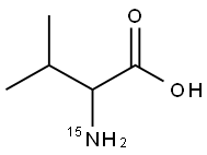 DL-VALINE-15N Struktur