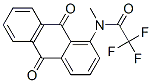 N-[(9,10-Dihydro-9,10-dioxoanthracen)-1-yl]-2,2,2-trifluoro-N-methylacetamide Struktur