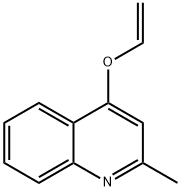 Quinoline, 2-methyl-4-(vinyloxy)- Struktur