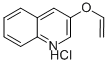 Quinoline, 3-(vinyloxy)-, hydrochloride Struktur